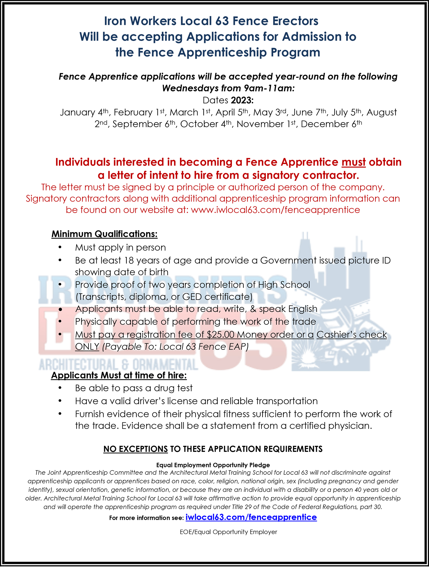 Fence Application Notice 2023