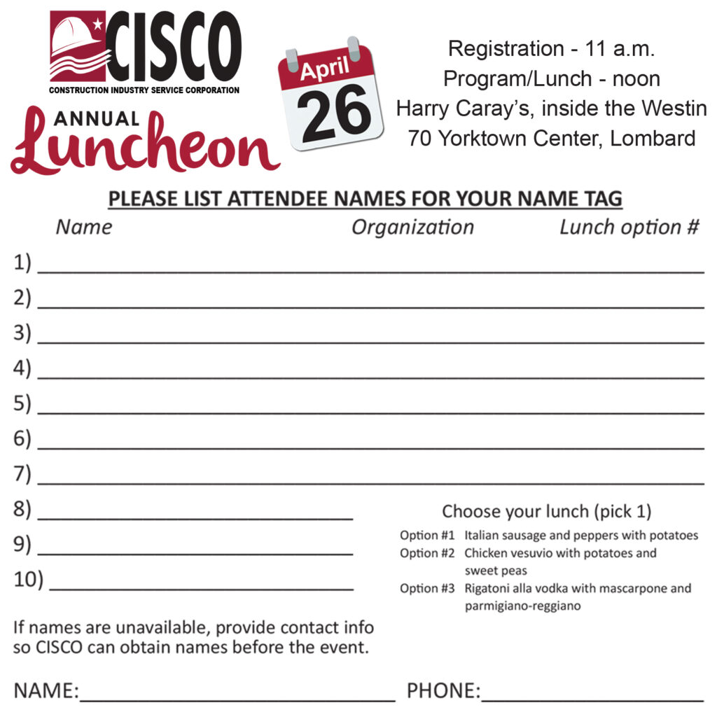 CISCO Annual Luncheon