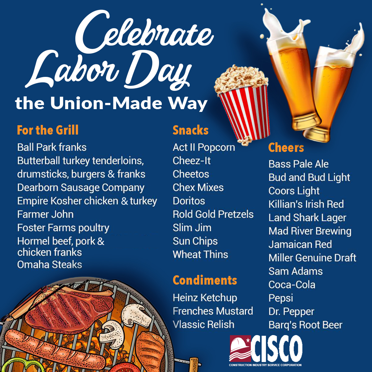 Union-Made Labor Day Shopping List