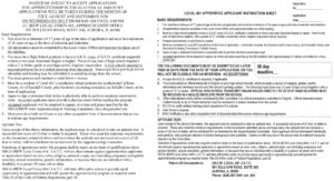 Apprenticeship Opportunity